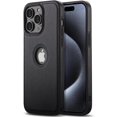 thumbnail image 1 of Compatible avec Étui iPhone 15 Pro en Cuir Premium TPU Hybride, Marron, 1 of 4