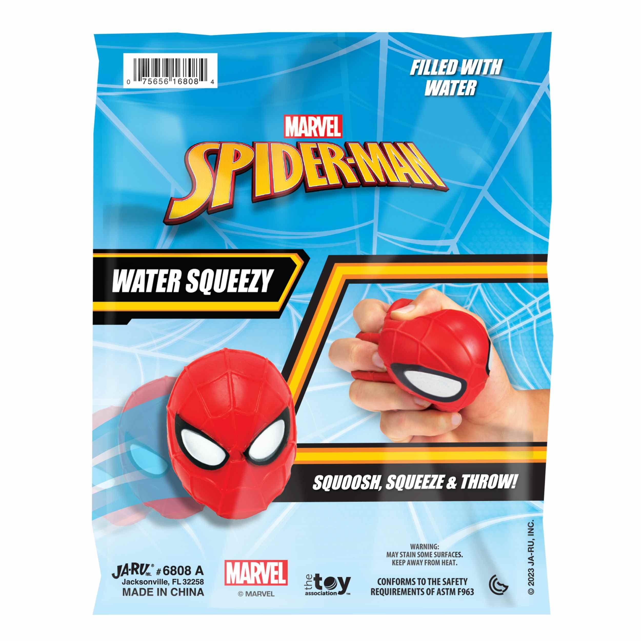Ja-Ru Marvel Spider-Man Water Squeezy Ball