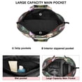 thumbnail image 3 of Pioneer Flower Floral Print Pattern Travel Tote Bags for Women Carry On,Large Weekender Bags for Women Travel,Multi Functional Duffle Bag for Work,Shopping,Sports, 3 of 5