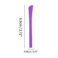thumbnail image 4 of Unique Bargains 5 Pair Eyeglass Temple Tips Flat Head Square Hole Pattern Anti-slip Ear Hooks 2.72"x0.27" Purple, 4 of 5