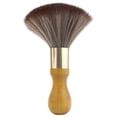 thumbnail image 1 of Pelo Cuello Duster Peluquería Barber Cepillo Mango de Madera Suave Pequeño C jinwen Cepillo de limpieza del cabello, 1 of 8