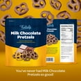 thumbnail image 3 of Funtasty Milk Chocolate Covered Pretzels, Sweet & Salty Crunchy Snack, 22 Ounce Bag, 3 of 7