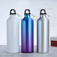 thumbnail image 4 of Mistaha 750mL Water Bottles with Carabiner Portable Aluminum Water Bottle Reusable Leakproof Water Jug for Hiking Travel Outdoor Sports Gym Fitness, 4 of 8