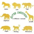 thumbnail image 3 of Raindrops 2Pcs Rectangle Golden Paper Party Banner for Jungle Animal Theme Birthday Decorations, 3 of 8