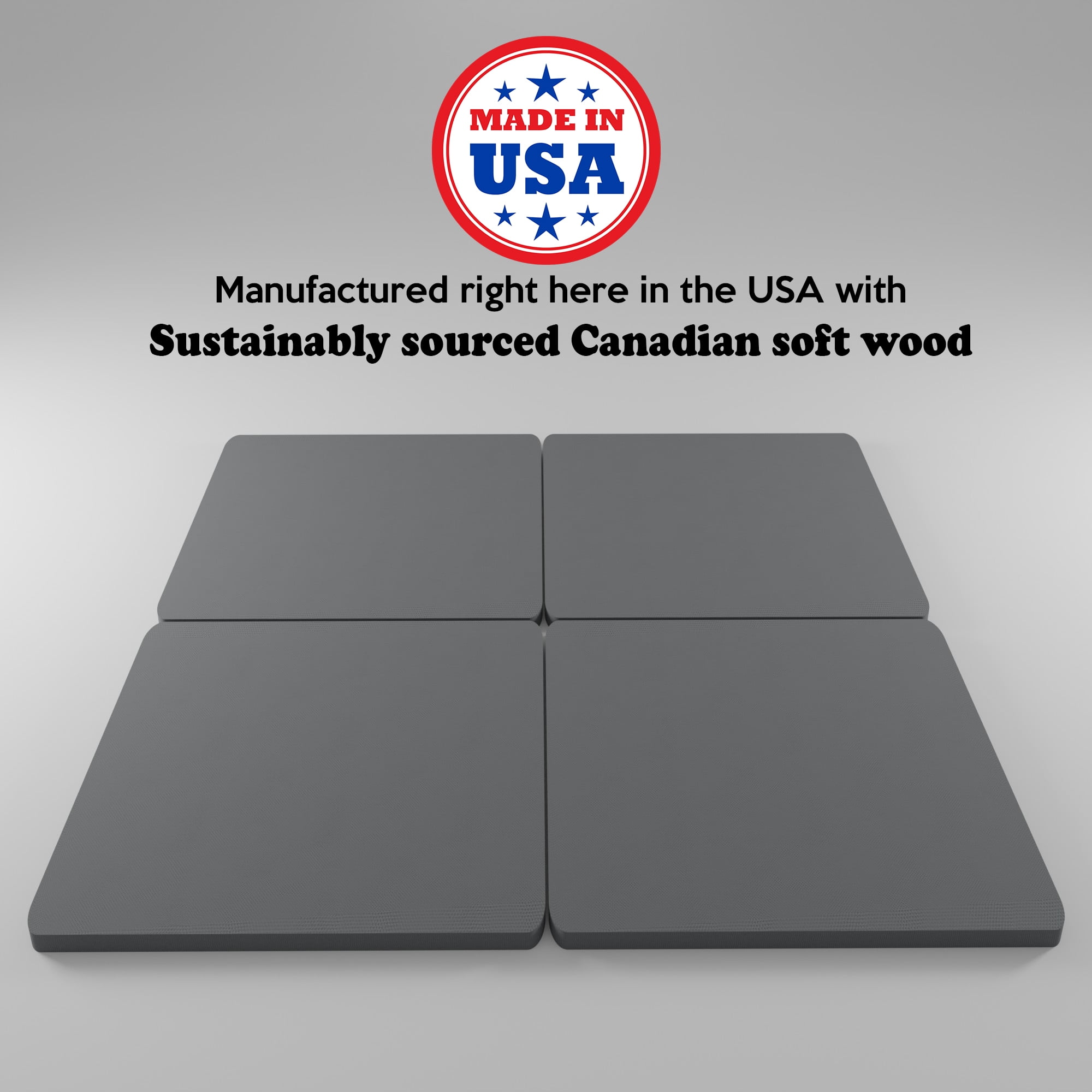 Continental Sleep, 1.5" Wood Bunkie Board, King(FOLD) Size, Heavy Duty, Fully Assembled