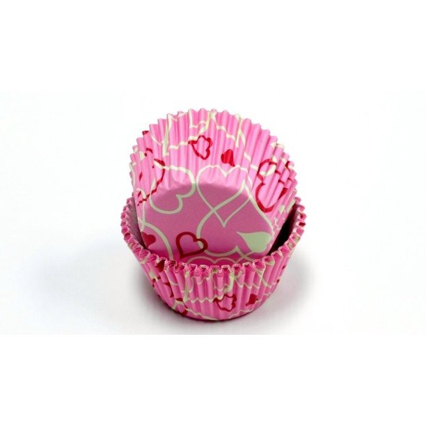 Chef Craft Hearts Baking Cups, 50 Ct