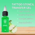 thumbnail image 2 of Gel de transferencia para plantillas de tatuaje POSEIDON 30 ml con aroma a manzana, 2 of 9