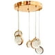 thumbnail image 5 of Lampara Colgante Luz Ideal, Saturno 5 Luces 3 Tonos Luz Led., 5 of 7