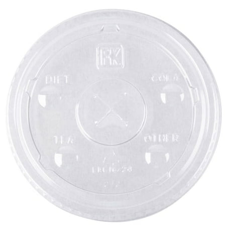

Fabri-Kal Kal-Clear X-Slot Cup Lids 12 - 24 Oz Clear Pack Of 1 000 Lids