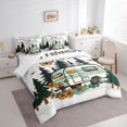 thumbnail image 2 of Erosebridal Kids Cartoon Car Butterflies Twin Bedding Sets 7-Piece,Teens Rustic Cottage Bedding Comforter Set,Ultra Soft Home Decor, 2 of 6