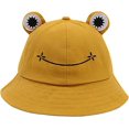 thumbnail image 1 of Women's Fishing Hat Frog Design Foldable for Camping Hiking, 1 of 1