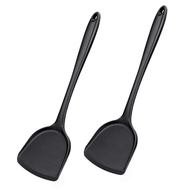 2 Pack Flexible Silicone Spatula,Ideal for Flipping Eggs, Burgers