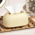 thumbnail image 2 of Household Facial Tissue Box Removable Tissue Box for Desk Yellow, 2 of 8