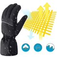 thumbnail image 3 of Guantes con calefacción eléctrica Guantes térmicos con calefacción Guantes impermeables para pantallas táctiles esquí esquí Gafas de esquí, 3 of 4