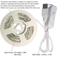 thumbnail image 4 of Silver Wire 66 Ft 200 LED USB Fairy String Lights with On/Off Switch (Warm White), 4 of 16
