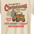 thumbnail image 3 of Cars - Tow Mater's Christmas Tree Farm - Women's Short Sleeve Graphic T-Shirt, 3 of 5