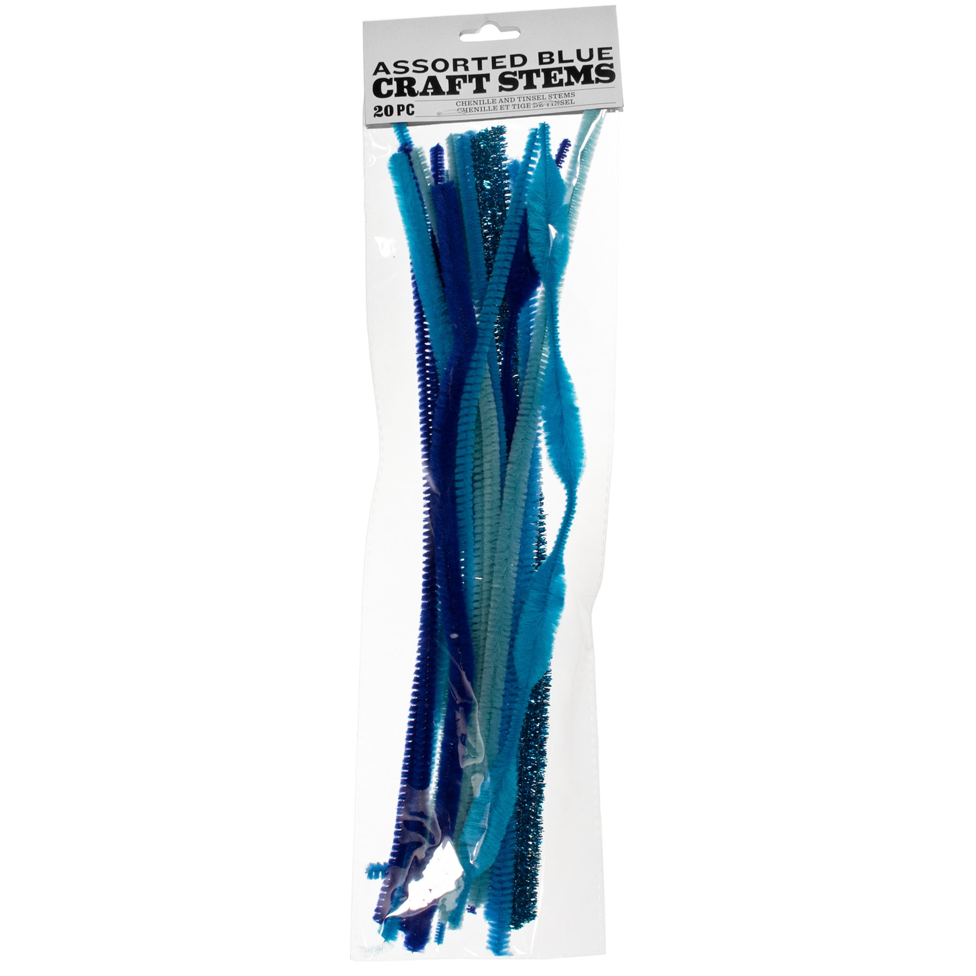 12L x 6mm Chenille Stems (Baby Blue Pipe Cleaners) – Nick's Seasonal Décor