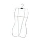 thumbnail image 4 of Percha de hierro para trajes de baño infantiles con forma de cuerpo, soporte organizador multiusos. Plata, 4 of 9