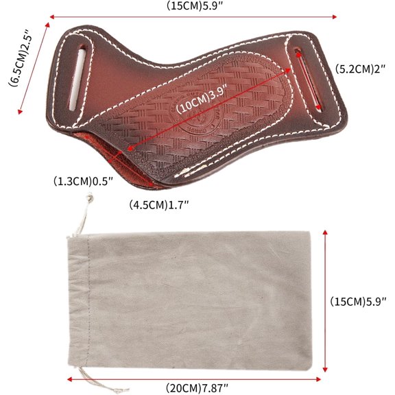 DASAW-Knife Sheath,Leather Knife Sheath for Belt,Pocket Folding Knife Holder,EDC Belt Organizer,Compact Draw Knife Holster,EDC Tools Holster Pocket Organizer,Sheath for Folding Knife,Gifts for Men