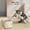 White, variant on ZZERHUOO Airtight Pet Food Storage Container Up To 15  Lbs For Dog Cat And Other Pet Food Storage B In With Measuring Cup Storage Bucket For Dog Food Clear Food Containers with Lids Containers for