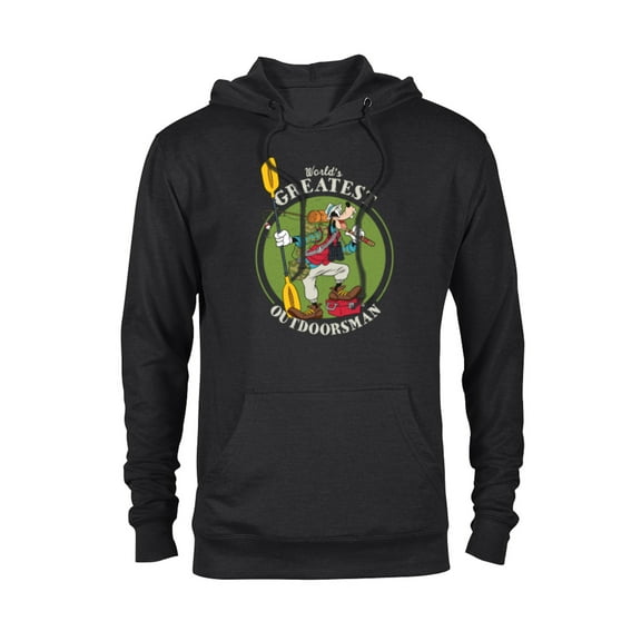 Disney Goofy Outdoorsman Father's Day - Pullover Hoodie for Adults - Customized-Black