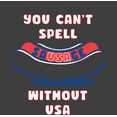 thumbnail image 2 of You Can't Spell Sausage Without USA Adult Short Sleeve Tee-Large-Charcoal, 2 of 3