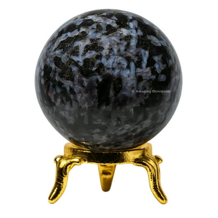 Indigo Gabbro Crystal Ball Sphere 1.5" Inches