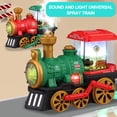 thumbnail image 1 of Locomotive Électrique pour Enfants Train Rétro Lumière Colorée Musique Enfants Train à Vapeur à Pulvérisation Accessoires Ferroviaires, 1 of 7