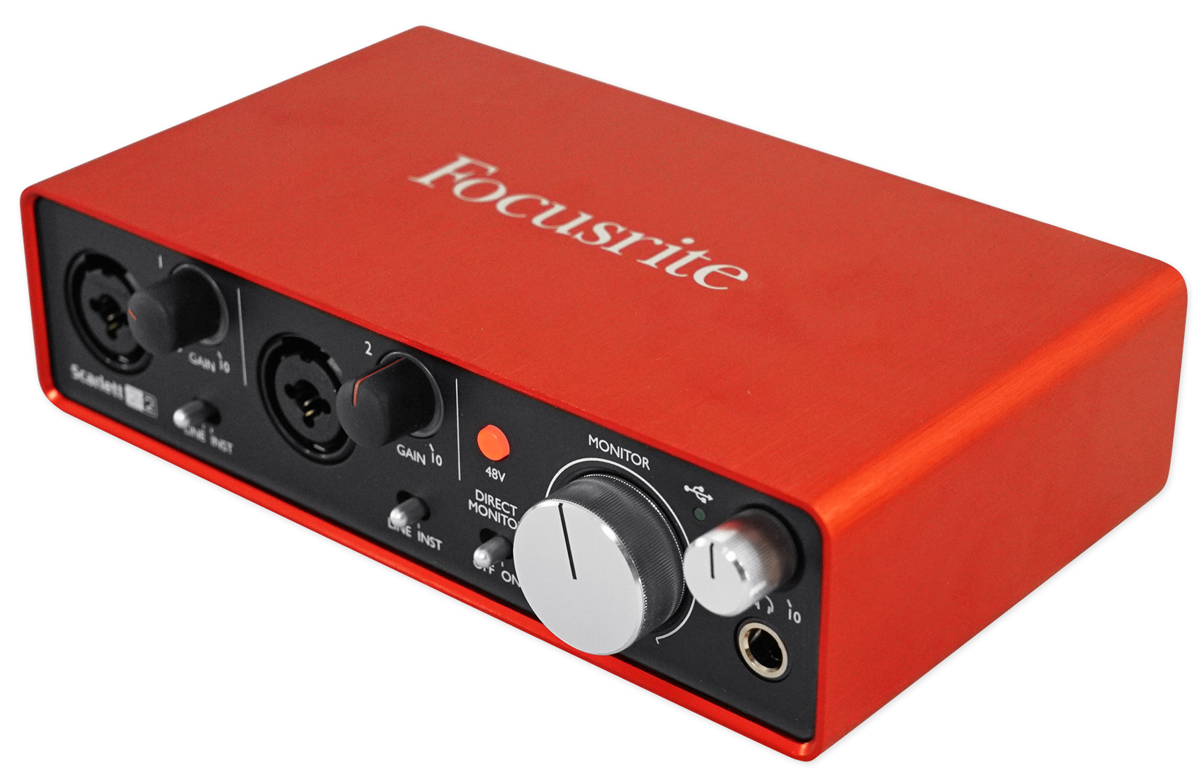 Focusrite SCARLETT 2I2 MK2 192KHz USB 2.0 Audio Interface w/ Pro