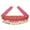 Rose red, variant on Sparkling Sequined Dog Belly Dance Skirt Dog Belly Dancing Costume Small Dog Hip Scarf Dance Clothes Pet Accessory