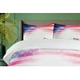 thumbnail image 4 of Ambesonne 4th of July Duvet Cover Sets, Grunge Flag Art, 2-King, Scarlet Navy Blue White, 4 of 7