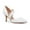 White-new, variant on Pennysue Women's White Strappy Short Heels With Pointed Toes Size 8