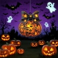 thumbnail image 3 of Decoraciones 1 pieza de atrapasol de calabaza de Halloween, acrílico, decoración colgante, adorno decorativo espeluznante Yulucky, 3 of 3