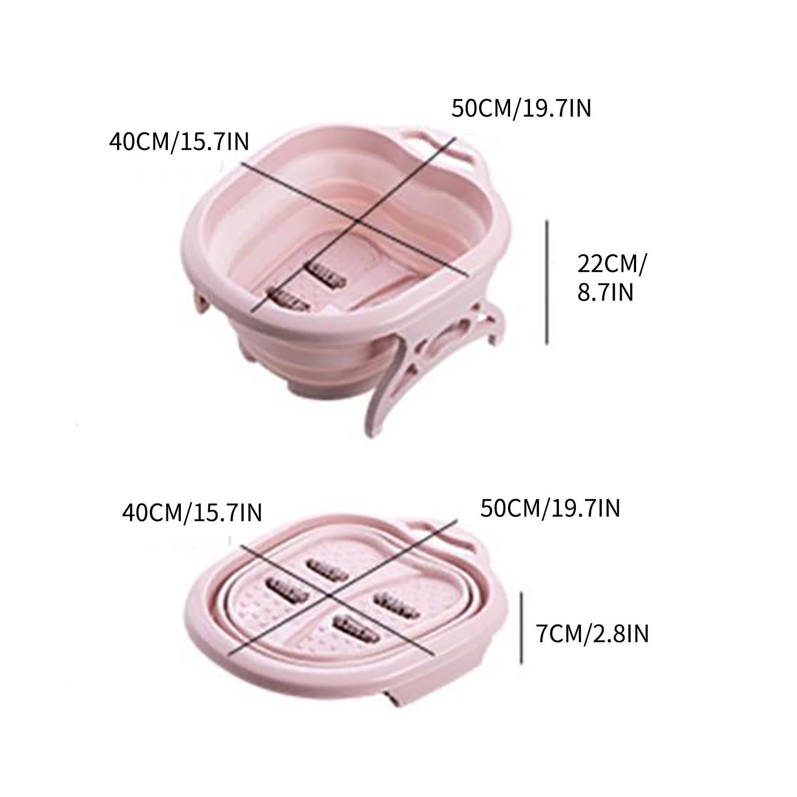Bdday Foldable Foot Spa Massager, Foot Spa Bath Massager, Foldable Foot Soaking Bath Tub, Portable Travel Foot Bathtub, Ideal Gift for Relieving Fatigue and Stress