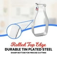 thumbnail image 3 of Foose Brand Milk Bottle Cookie Cutter 4.5 in, Tin Plate Steel, USA Made, 3 of 8