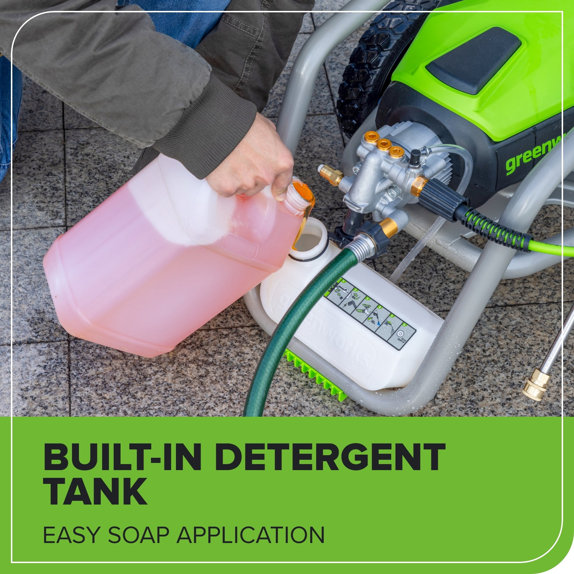 Greenworks Brushless 2700 PSI 2.3 GPM Max/ 1.2 GPM Electric Pressure Washer