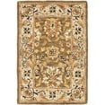 thumbnail image 6 of SAFAVIEH Chelsea Kaeden Floral Wool Area Rug, Brown/Ivory, 5'6" x 5'6" Round, 6 of 8