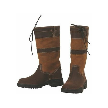 

tuffrider low country waterproof boot choc/fawn 9 ld