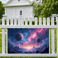 thumbnail image 5 of LUUFILx Space Galaxy Backdrop Fantasy Sky Landscape Backdrop Banner Astronomical Decoration Background Photo Booth Astronomy Decor Parties Events Wall Art, 5 of 8