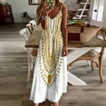 thumbnail image 4 of DASHIKI WAKANDANGOLD Sleeveless Dress prom dresses Female dress, 4 of 6