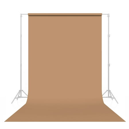 Savage Seamless Paper Photography Backdrop - #76 Mocha (86 in x 36 ft) for Youtube Videos, Live Streaming, Interviews and Portraits - Made in USA