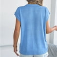 thumbnail image 5 of Roncen Women's Cap Sleeve Sweater Vest Crew Neck Sleeveless Casual Knit Tops 2026 Summer Clothes, 5 of 8