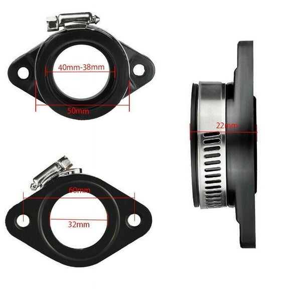 For-Mikuni Carburetor Carb-Flange Manifold Intake Adapter 32mm/34mm Dirt Bike