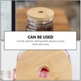 thumbnail image 4 of Wooden Lids Reusable Jar Lids Wide Mouth Storage Canning Jar Lid for Wide Mouth 2pcs 8. 6MM, 4 of 6