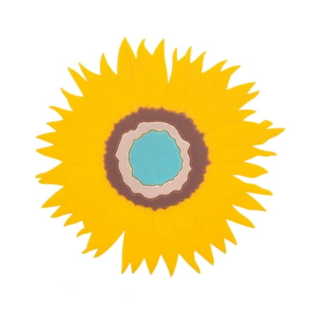 

Wanwan Sunflower Shape Dining Table Insulation Pad Anti-scald Coaster Home Placemat