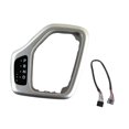 thumbnail image 1 of Bisel de palanca de cambios con arnés 601-401, repuesto para Jeep Cherokee 2014-2018 Plata, 1 of 9