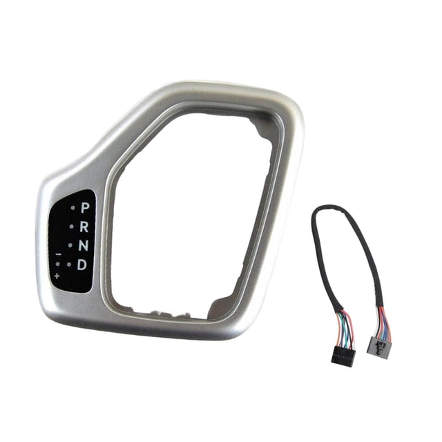 Bisel de palanca de cambios con arnés 601-401, repuesto para Jeep Cherokee 2014-2018 Plata