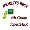 thumbnail image 3 of CafePress - 4Th Teacher - Greeting Card, Blank Inside Glossy, 3 of 3