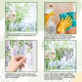 thumbnail image 5 of 118x39cm Large Wisteria Window Clings Summer Purple Flower Hanging Vine Branches Leaf Decals Double Sided Static Window Stickers PVC Anti-Collision Window Film for Home Glass Sliding Door, 5 of 9