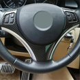 thumbnail image 4 of Real Carbon Fiber Car Interior Steering Wheel Decoration Cover Trim for 3 Series E90 E92 E93 2005-2012, 4 of 5